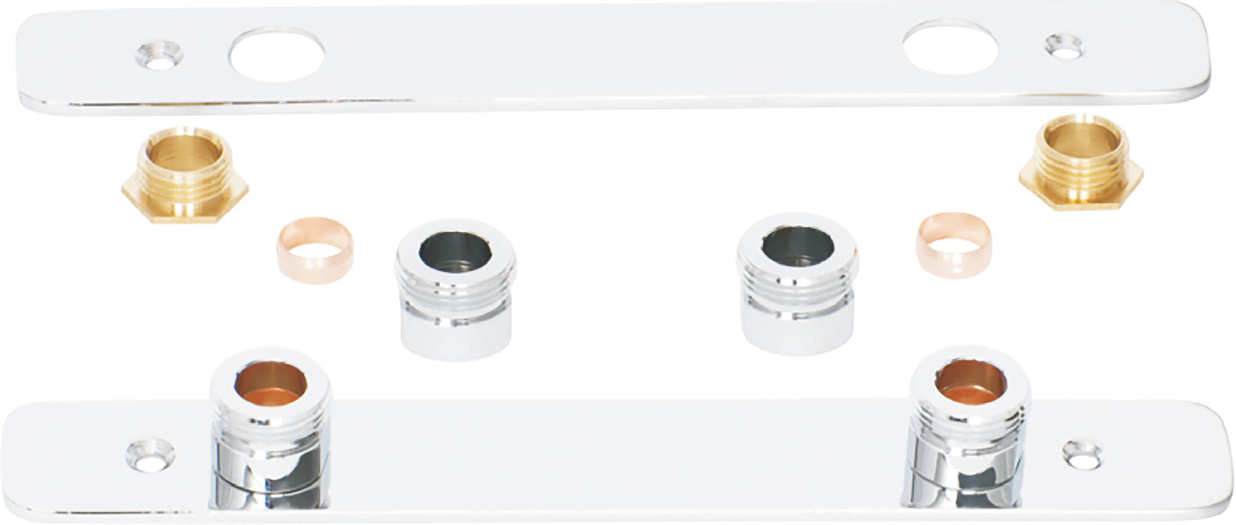 Chrome Shower Fixing Plate infinita